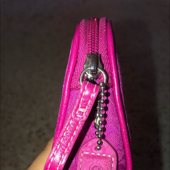 COACH PINK CANVAS⚡️ TOTE BAG AND COIN PURSE SET - Picture 11 of 11